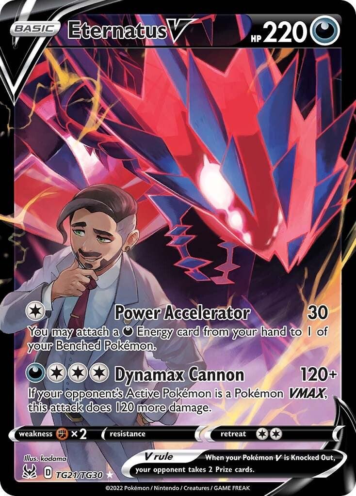 Lost Origin Eternatus V Pokémon card